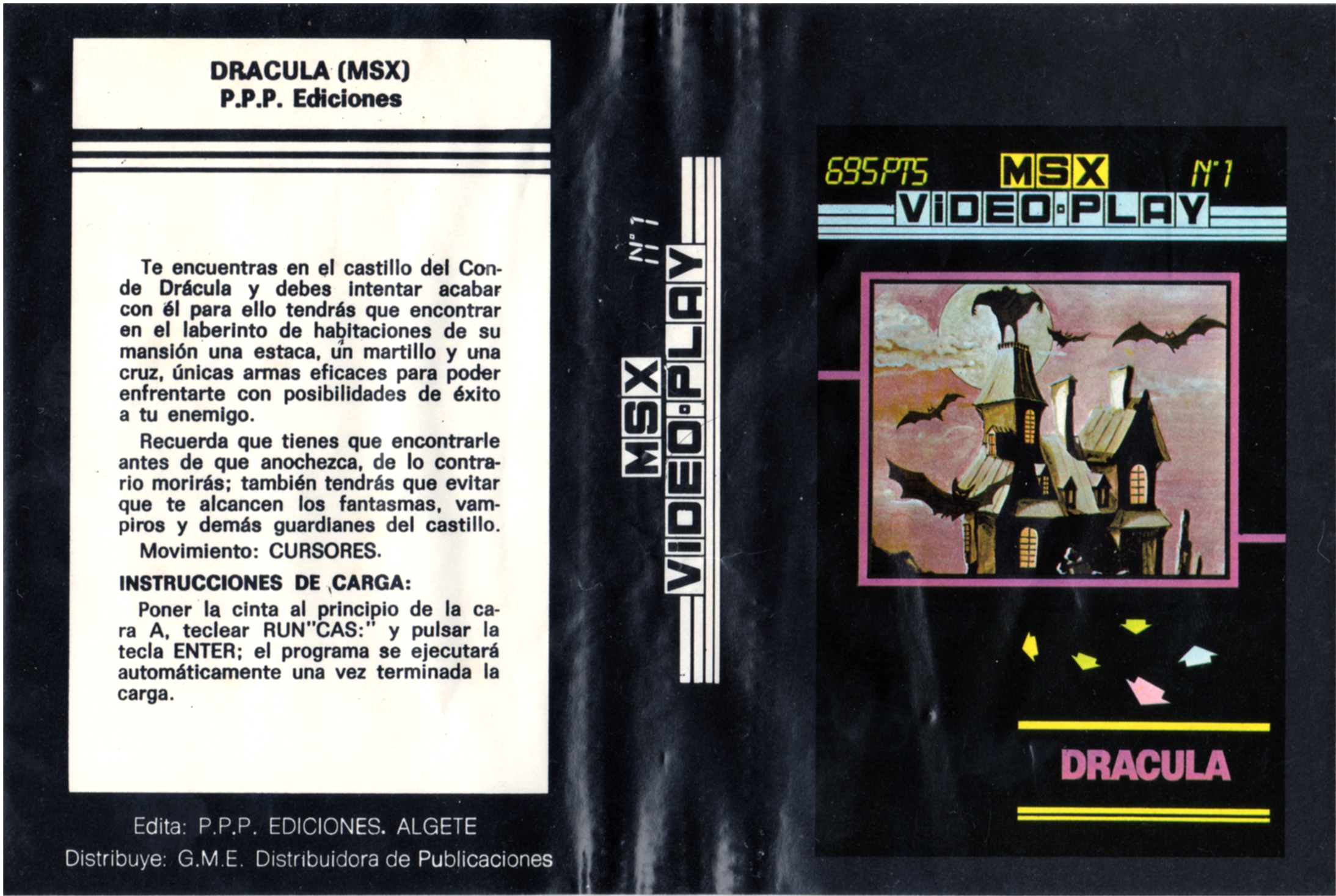 MSX Video-Play Nº 1 - Drácula